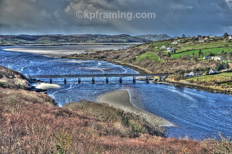 The Gweebarra bridge 2 - villages , piers, light houses, donegal beaches ,