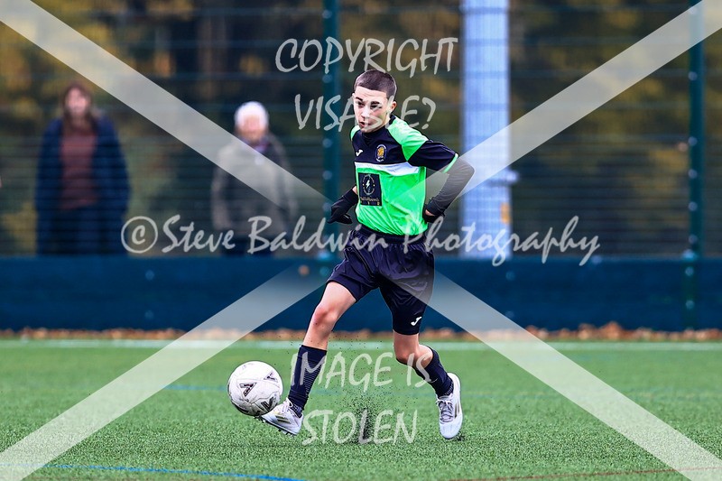 1DX30555 - 2025-10-12 FC Abbey Meads U14 Orange V Kingsdown Lions U14