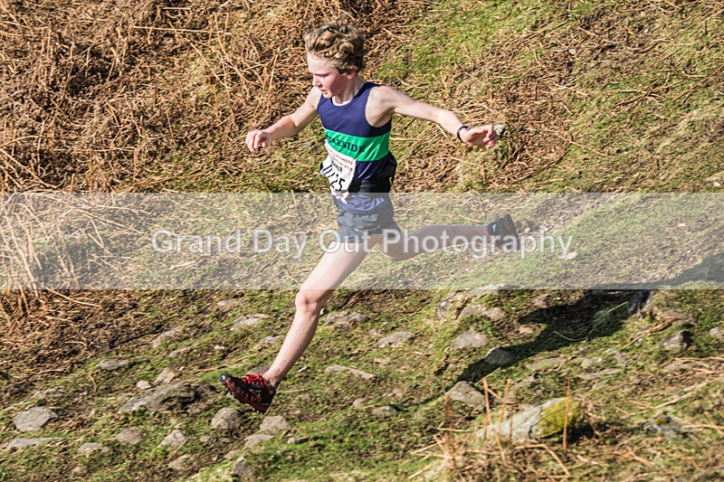Elterwater-304 - Kendal Winter League Elterwater Under 15/17 Fell Races Sunday 9th March 2025