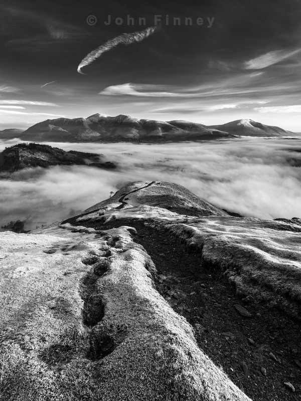 Frosty fells sunrise, Lake District - Extraordinary Black-and-white Photographs