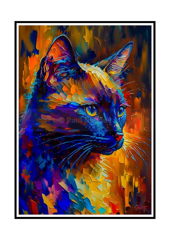Pulses with Emotion, Cats & Dogs Oil Paintings by Paul Duddell, Whispers & Strokes - Artist, Painter, and Photographer