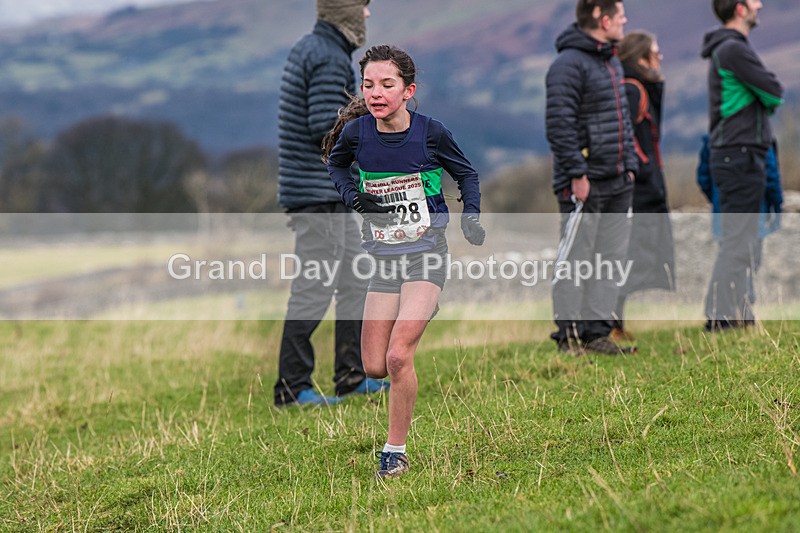 Cunswick U13-119 - Kendal Winter League Cunswick Scar Junior Under 13 Fell Race Sunday 26th January 2025