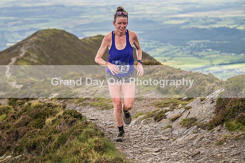 Uphill Only-323 - British Athletics Off Road Running Championships Senior Uphill Only Trial - Skiddaw Friday 15th Augu