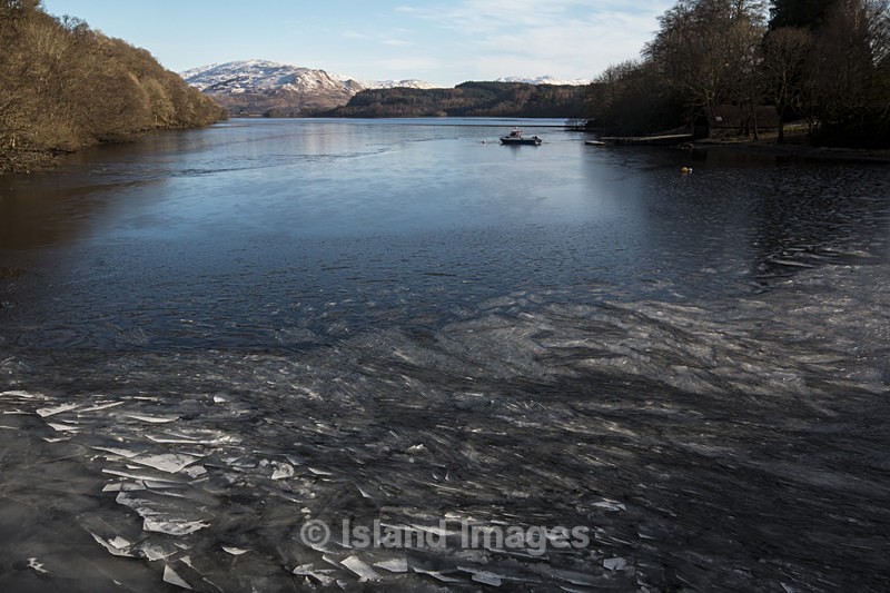 Capturing the frozen Loch Awe on a clear winters day. - Loch-Awe, Argyll, Scotland