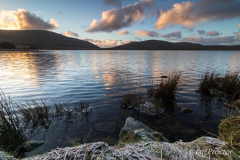 Sunrise at Spelga Dam Reservoir - Mourne Mountains