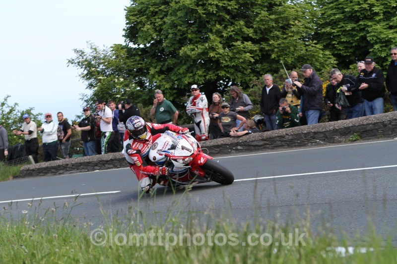 John McGuinness Honda / Honda Racing - Dainese Superbike Race 2014