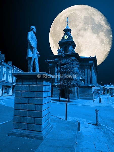 Moonlit Burslem - The Potteries by Moonlight