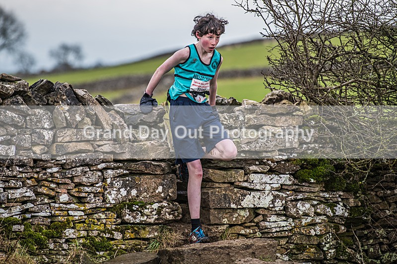 Cunswick U15  U17-33 - Kendal Winter League Cunswick Scar Junior Under 15 & 17 Fell Races Sunday 26th January 2025