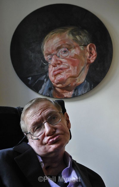 Prof Stephen Hawking portrait  editorial photography Cambridge UK  Professional Photographer Cambridge UK