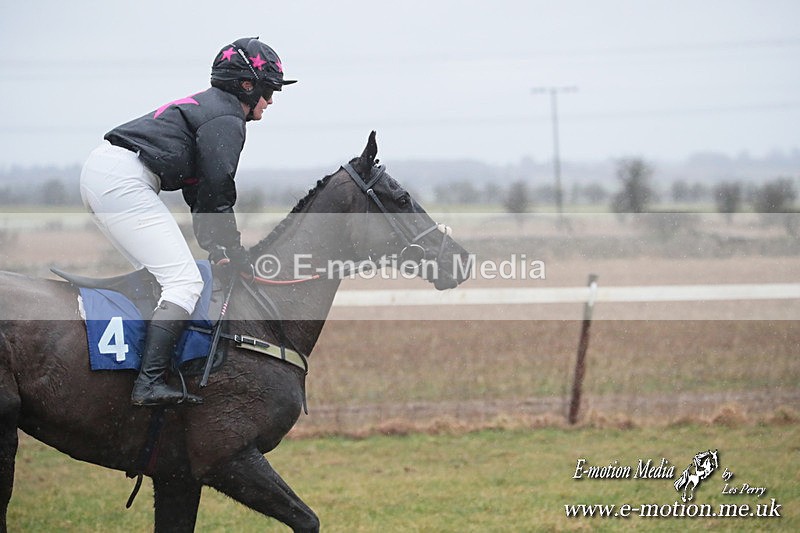 PtP 260125 340 - Cocklebarrow Point-to-Point racing with the Heythrop Hunt 26/01/25