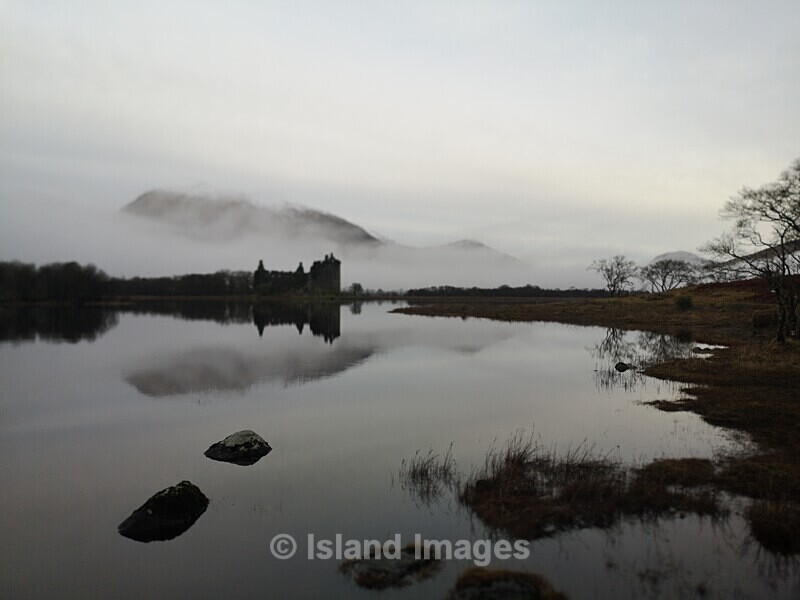 A very eery day at the Castle - Kilchurn Castle