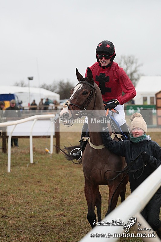PtP 260125 22 - Cocklebarrow Point-to-Point racing with the Heythrop Hunt 26/01/25