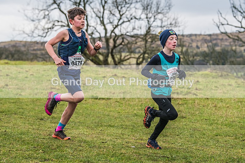 Cunswick U13-36 - Kendal Winter League Cunswick Scar Junior Under 13 Fell Race Sunday 26th January 2025