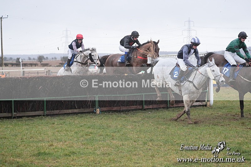 PtP 260125 552 - Cocklebarrow Point-to-Point racing with the Heythrop Hunt 26/01/25