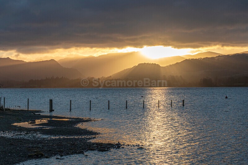 Crepuscular rays over the Helvellyn range - Moments of Light