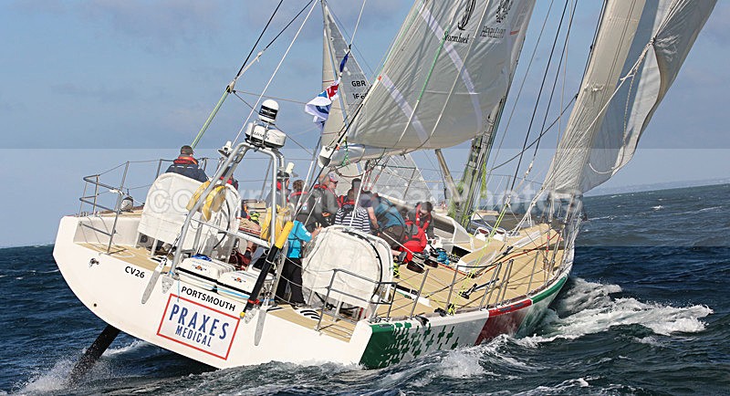 150627 CV26 PORTSMOUTH PRAXES MEDICAL WT7A4137_P - ROUND THE ISLAND RACE - SATURDAY 27th JUNE 2015