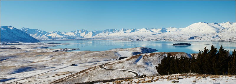 Panoramic Lake Tekapo - Photographs of New Zealand