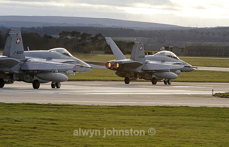 F-18 C 14 - RAF LOSSIEMOUTH VISIT NOV 2017
