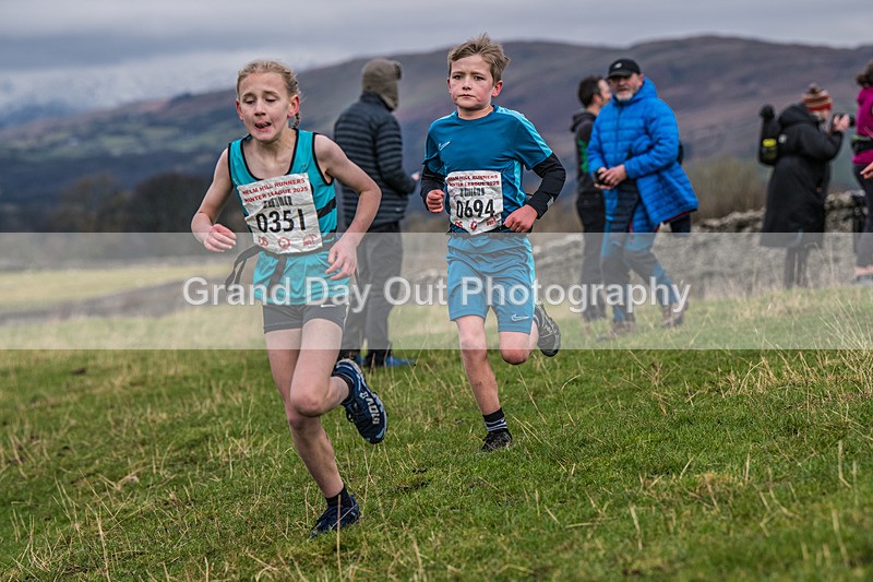 Cunswick U13-156 - Kendal Winter League Cunswick Scar Junior Under 13 Fell Race Sunday 26th January 2025
