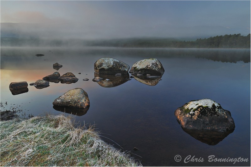 Boulders and mist - Landscapes - Colour