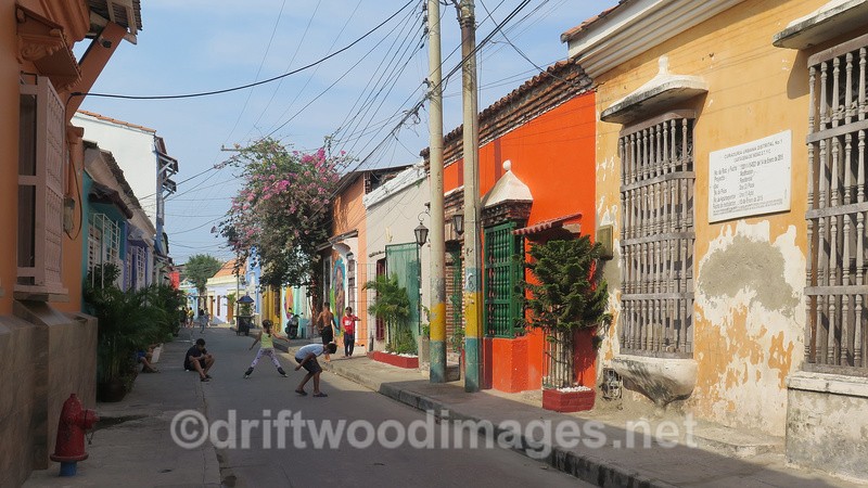 Street in Old Town - Cartagena Colombia