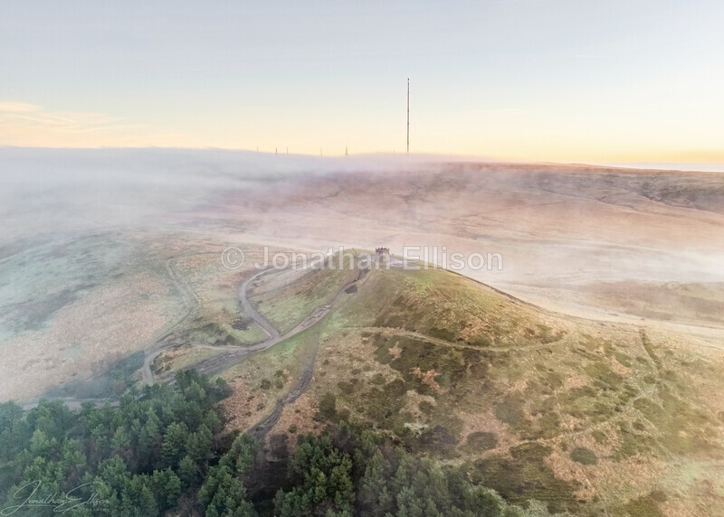 Rivington Pike Above The Fog - Rivington And Surrounding Areas