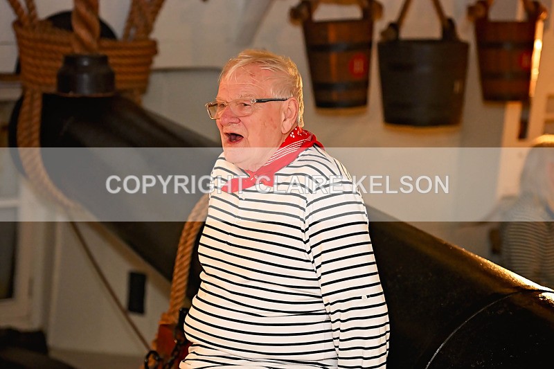 HMS PICKLE-159 - PICKLE NIGHT HMS WARRIOR 1860