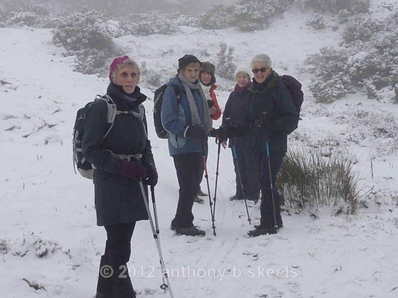 052 Snow on Scot Gate Ash Mines. - Third Saturday Walks Collection Two.
