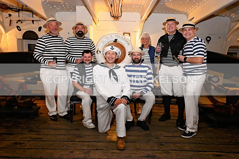HMS PICKLE-31 - PICKLE NIGHT HMS WARRIOR 1860