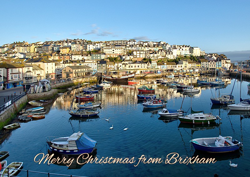 Sold out  BX34   - Brixham - XMAS CARDS  Brixham