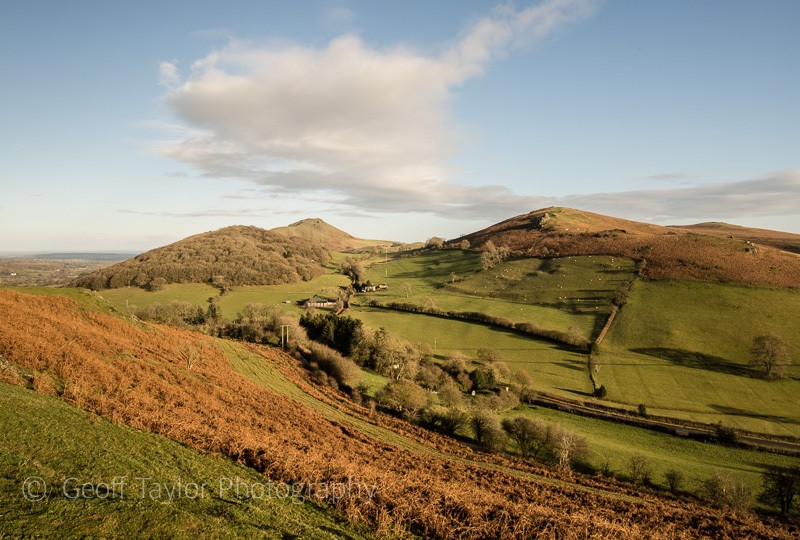 Gaerstones Farm from Hazler Hill - Stretton Hills