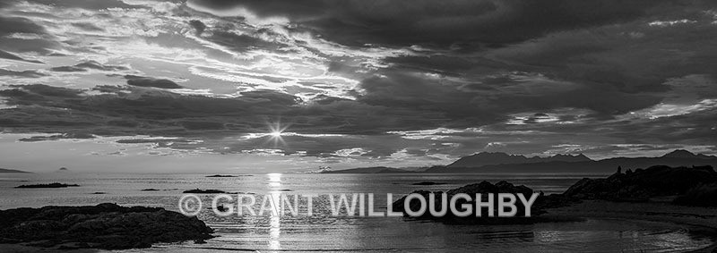 Arisaig pano monochrome - Monochrome