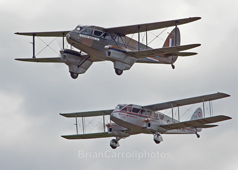 IMG_7985 De Havilland Dragon Rapides - RAF Duxford 2009 - 2014 Air Shows