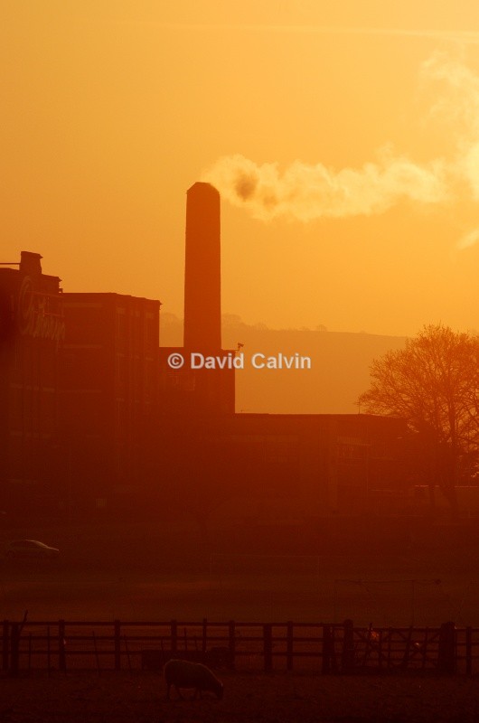 Keynsham Morning Glow - Sunset on Somerdale