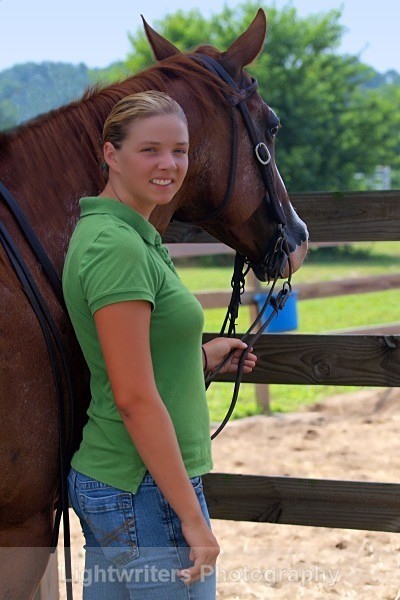 Haleys Horse_014 - Haley and Pilgrim
