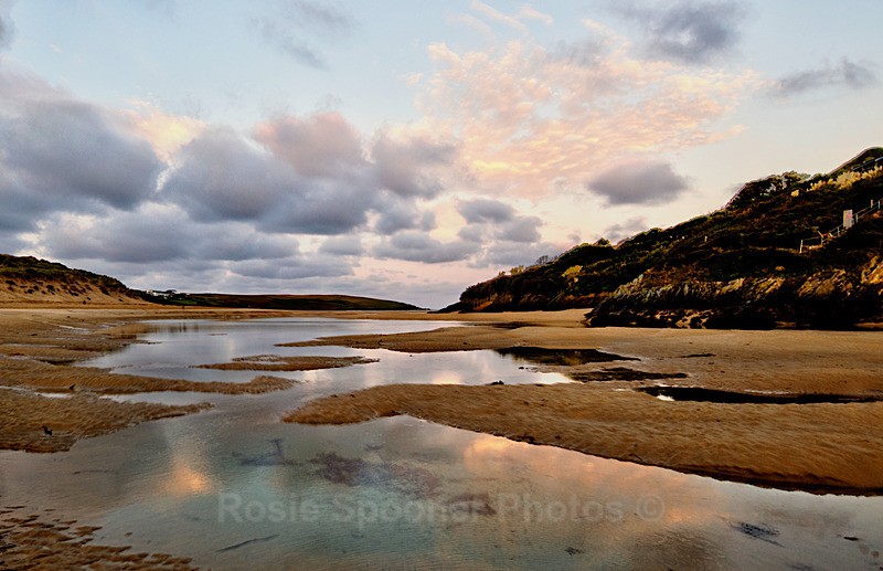 Low tide on the River Gannel at sunrise - Cornwall Misc