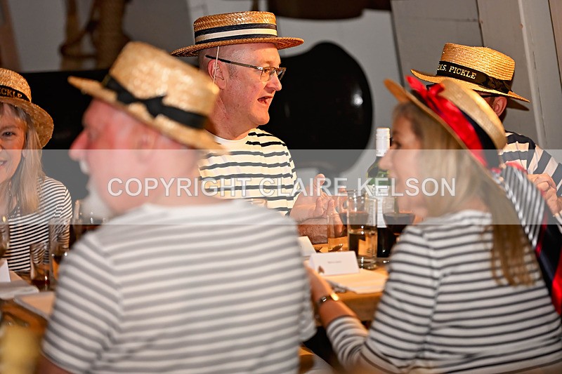 HMS PICKLE-53 - PICKLE NIGHT HMS WARRIOR 1860