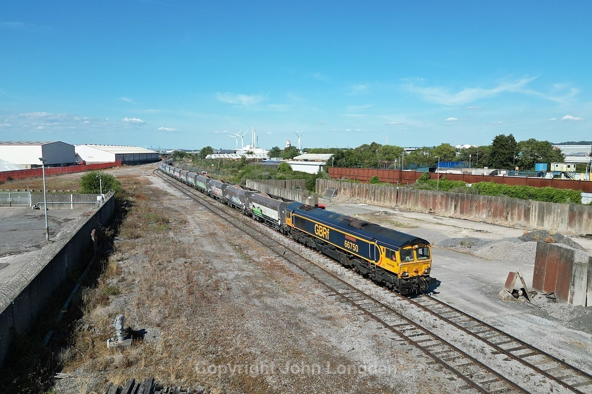 JL - 11.7.25 66750 4B77 Colnbrook - Avonmouth West Wharf, Avonmouth - Latest shots