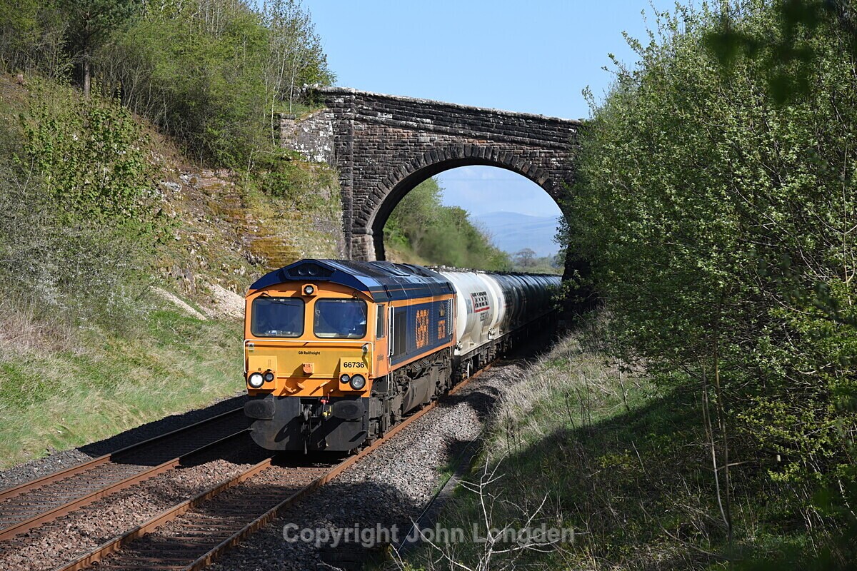 JL - 29.4.19 66736 6M00 Carlisle NY - Clitheroe, Soulby Rd bridge - Soulby Road Bridge