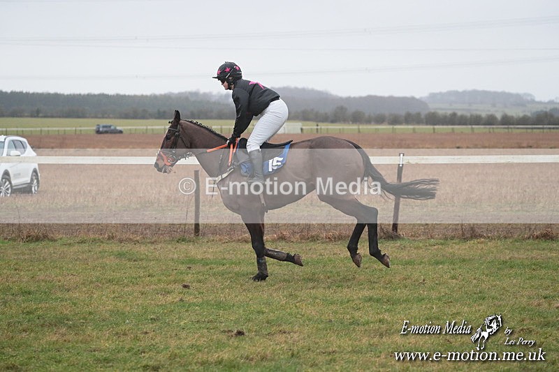 PtP 260125 480 - Cocklebarrow Point-to-Point racing with the Heythrop Hunt 26/01/25