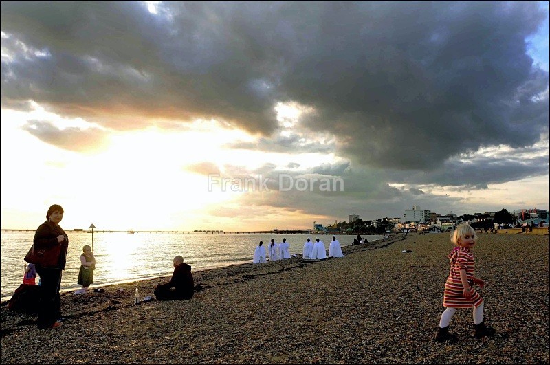 Baptism on The Beach - Frank Doran