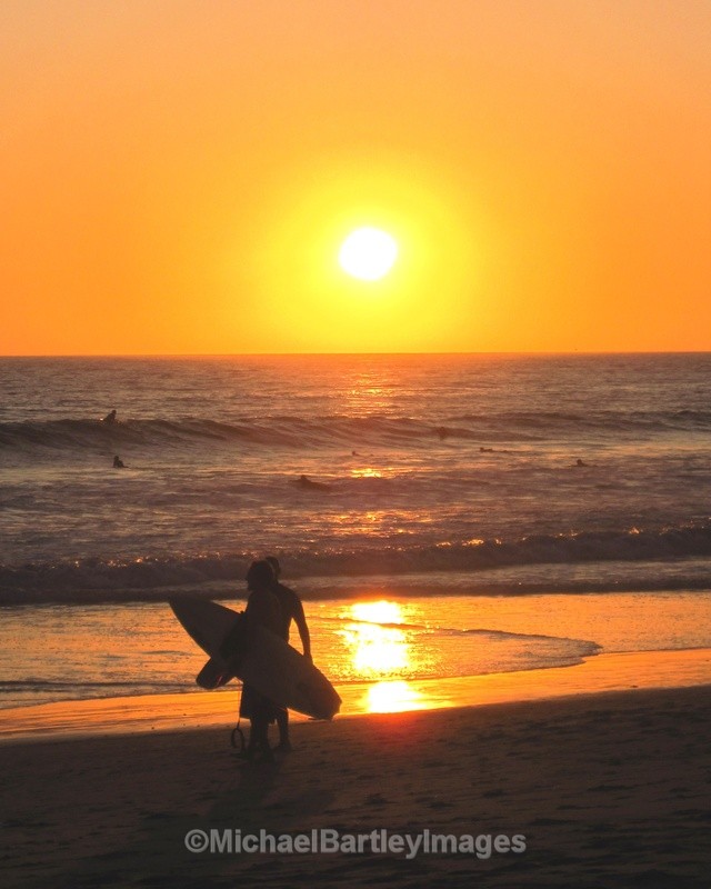 Surfers at Sunset - Cool Shots