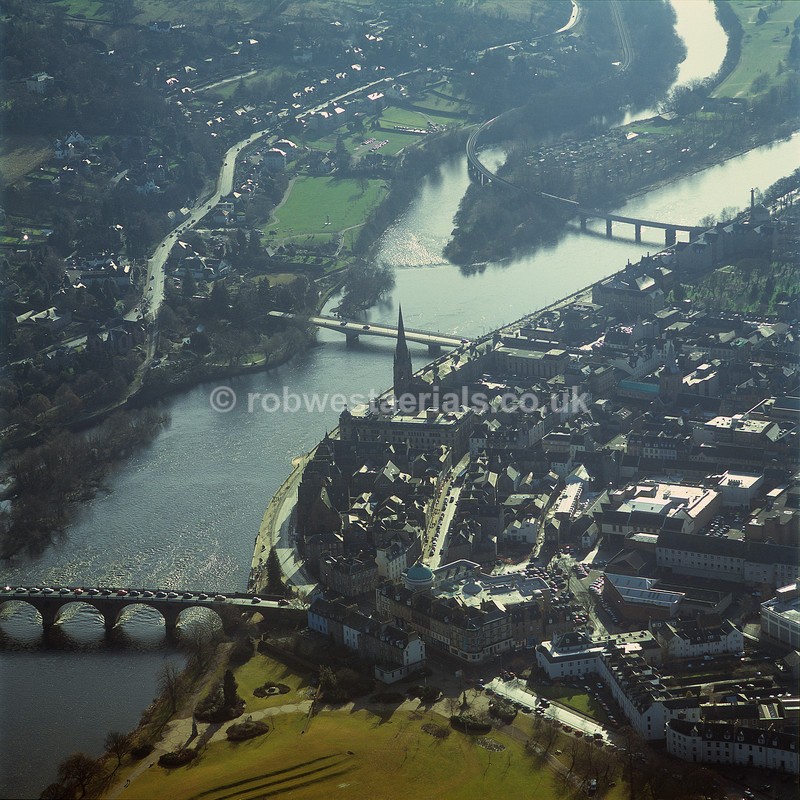 aerial pictures of Scottish cities towns coastal villages of Scotland monuments attractions