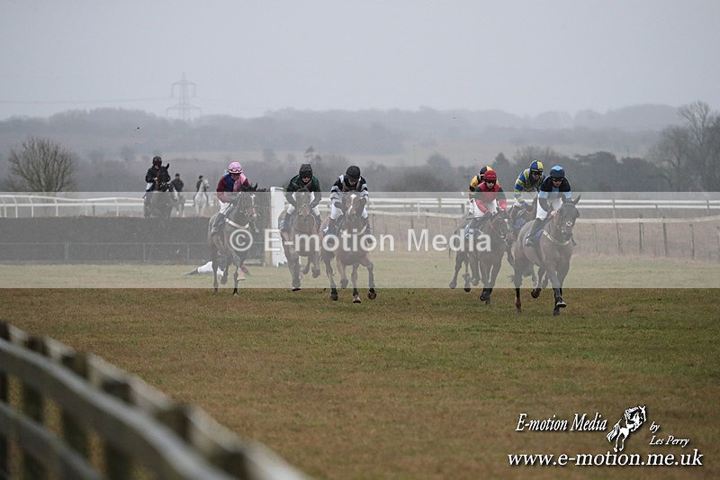 PtP 260125 255 - Cocklebarrow Point-to-Point racing with the Heythrop Hunt 26/01/25