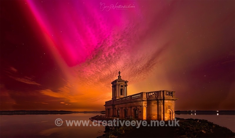 No 0010 Northern Lights over Rutland Water - My Rutland