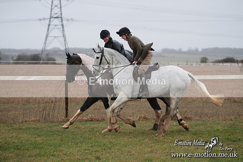 PtP 260125 241 - Cocklebarrow Point-to-Point racing with the Heythrop Hunt 26/01/25