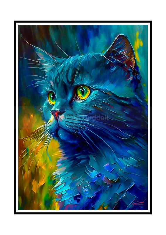 Pulses with Emotion, Cats & Dogs Oil Paintings by Paul Duddell, Whispers & Strokes - Artist, Painter, and Photographer