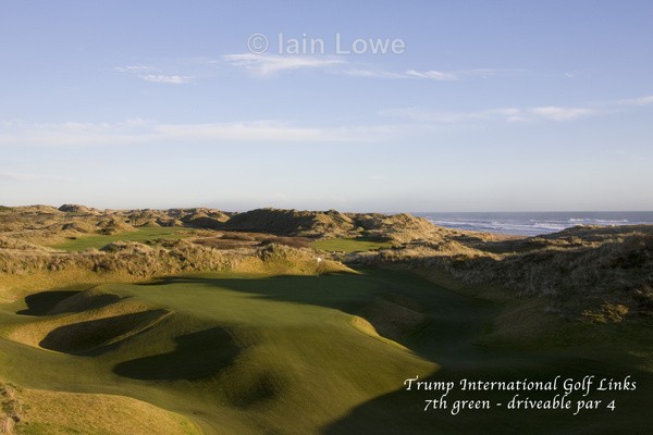 Trump International 7th green - Trump International Golf Links Aberdeen