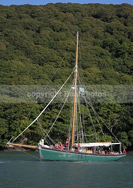 090917 GREEN SAILBOAT IMG_7253 - Sailboats - monohull