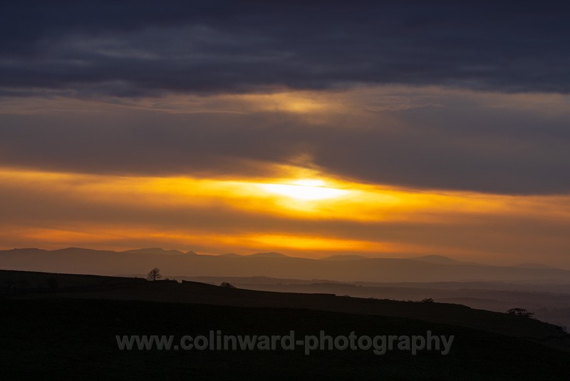 Sunset over the Pennines   ref 7158 - The Pennines and Cumbria